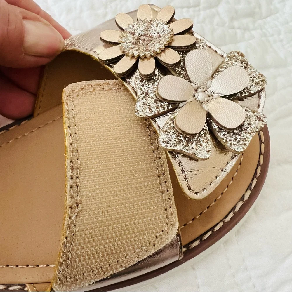 Hanna Andersson Gold Sandals